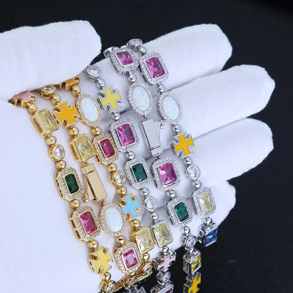 MIMOTTA HIP HOP · ICED collection — CREED Gemstone Bracelet