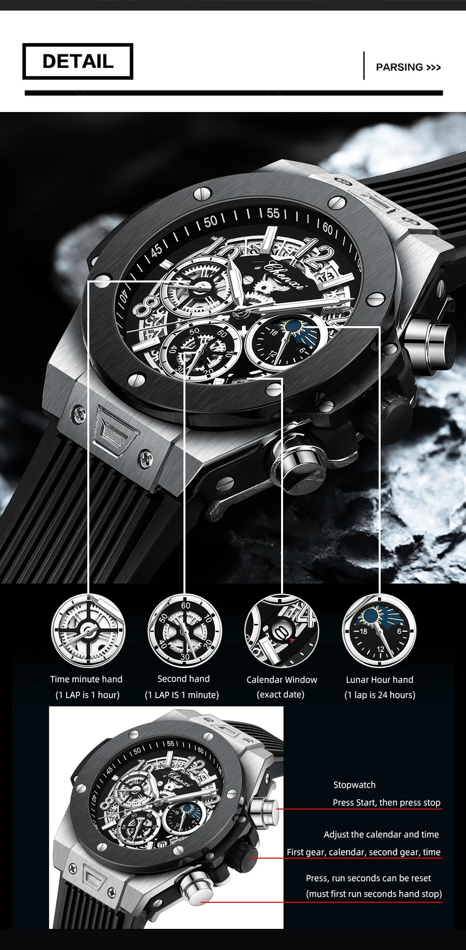 High-End Men's Watch Falcon