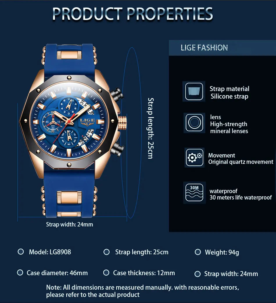 Chrono Master Adventurer - Luxury Sport Quartz Timekeeper