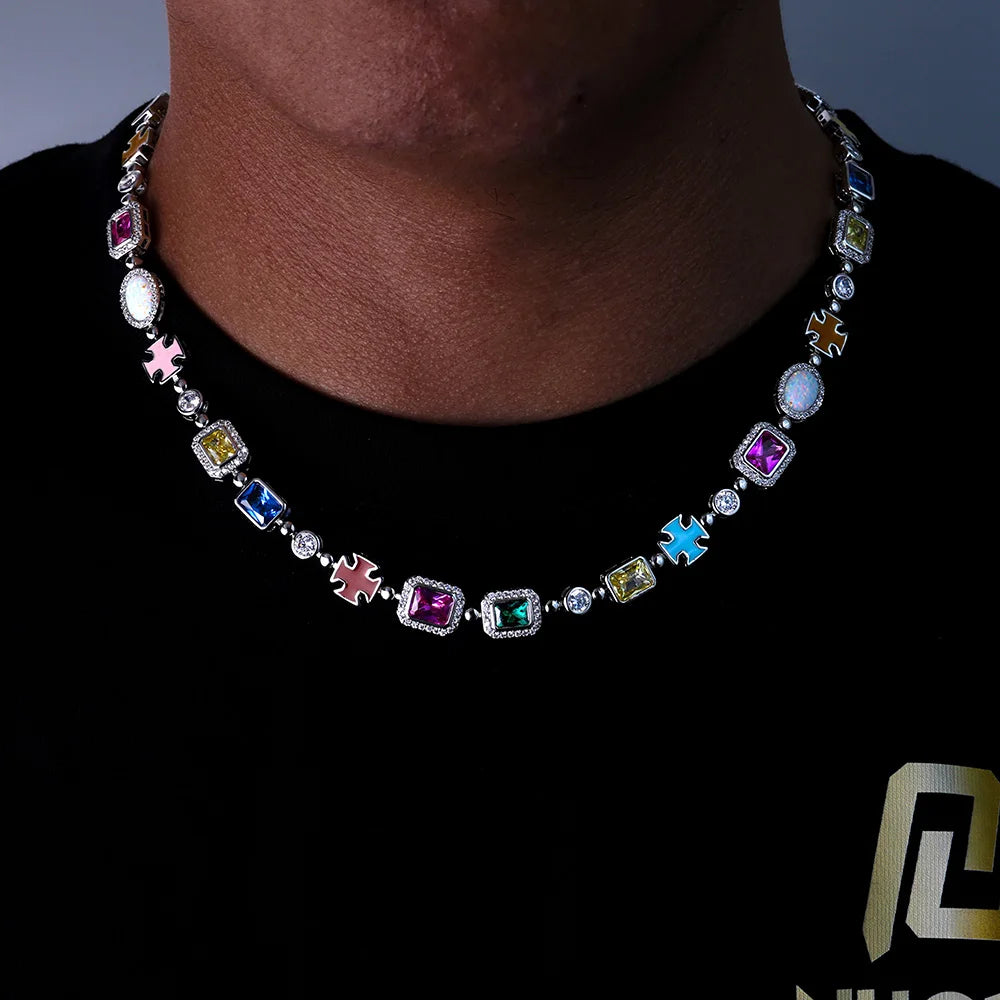 MIMOTTA CREED at necklace length worn around the neck