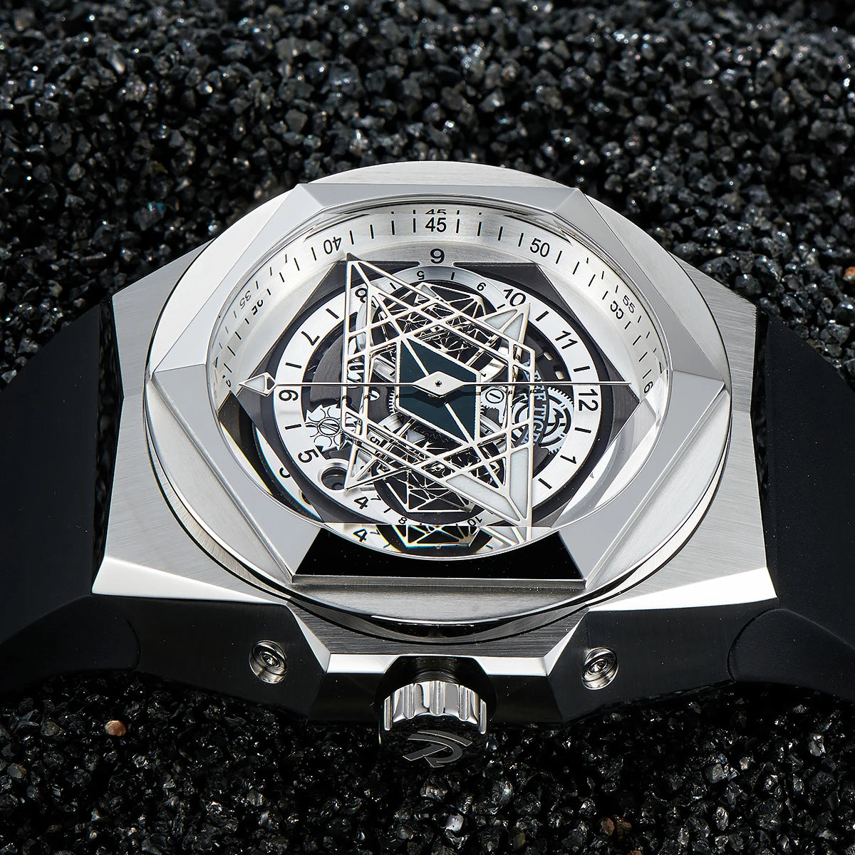 Visionary Men's Automatic Watch Octagon