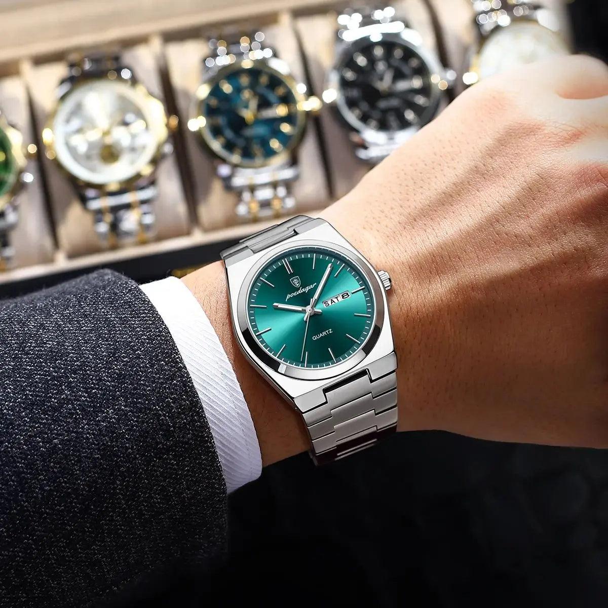Excellent Men's Watch Onyx