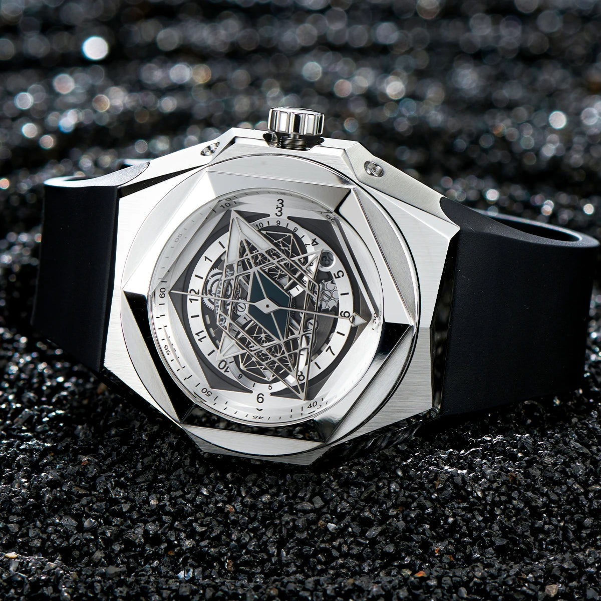 Visionary Men's Automatic Watch Octagon