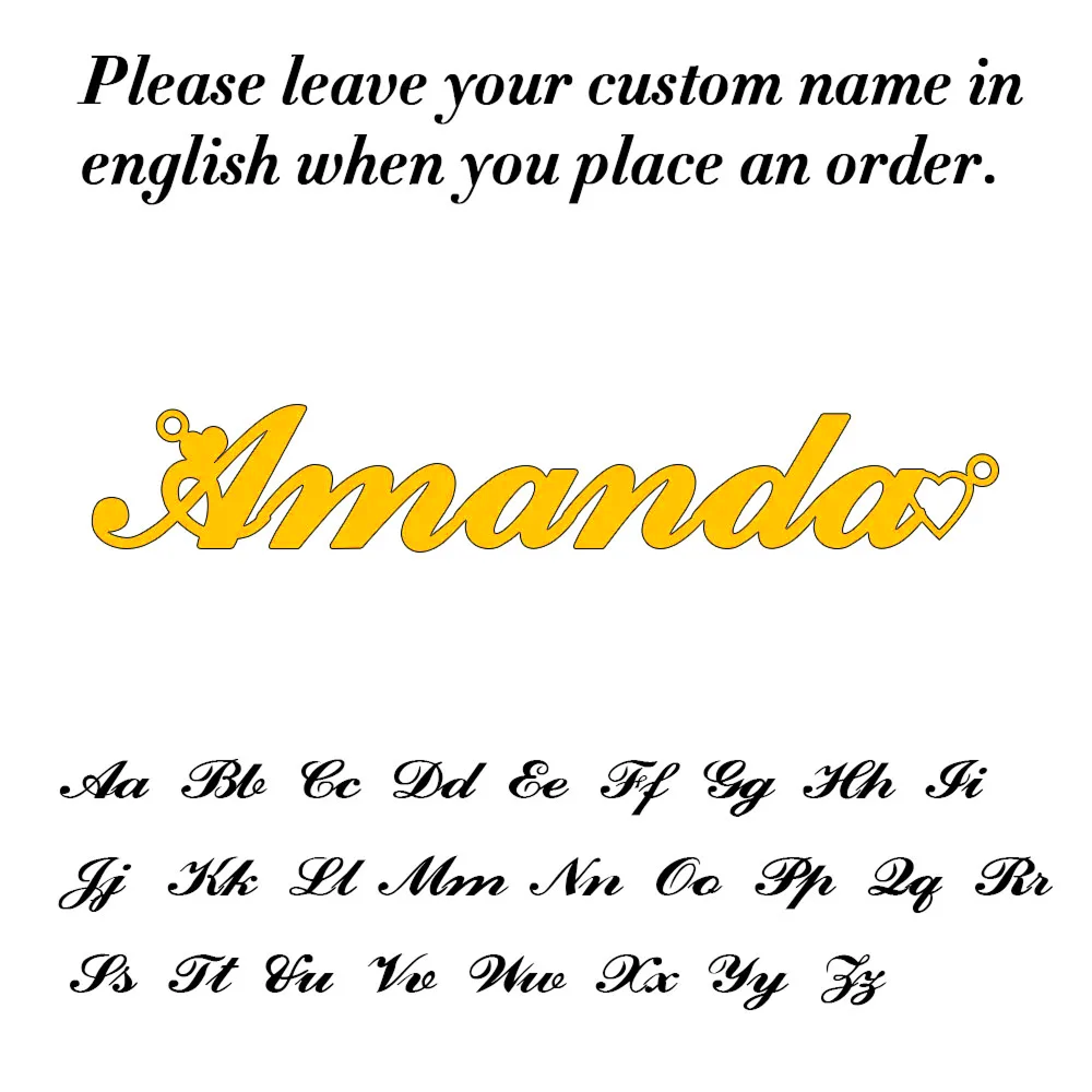 MiMOTTA™ - CLASSIC NECKLACE WITH YOUR NAME "ETERNITY"