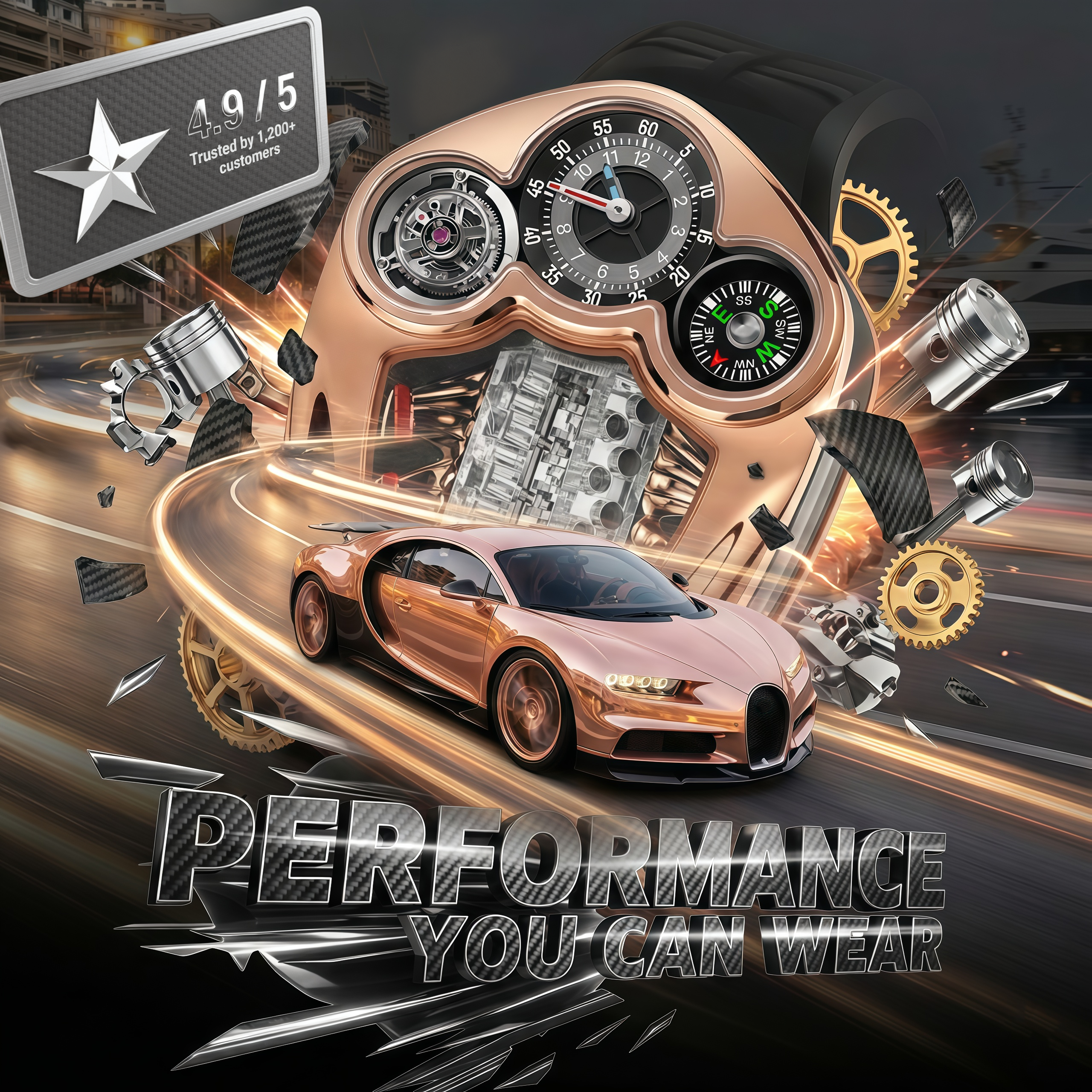 Mimotta™ - Hypercar-Inspired Timepiece Vanguard