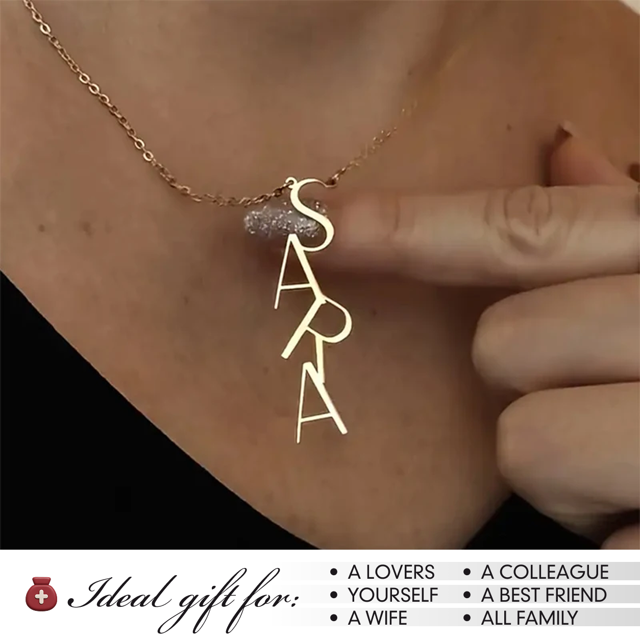MiMOTTA™ - PERSONALIZED NECKLACE WITH NAME PENDANT "AMORE"