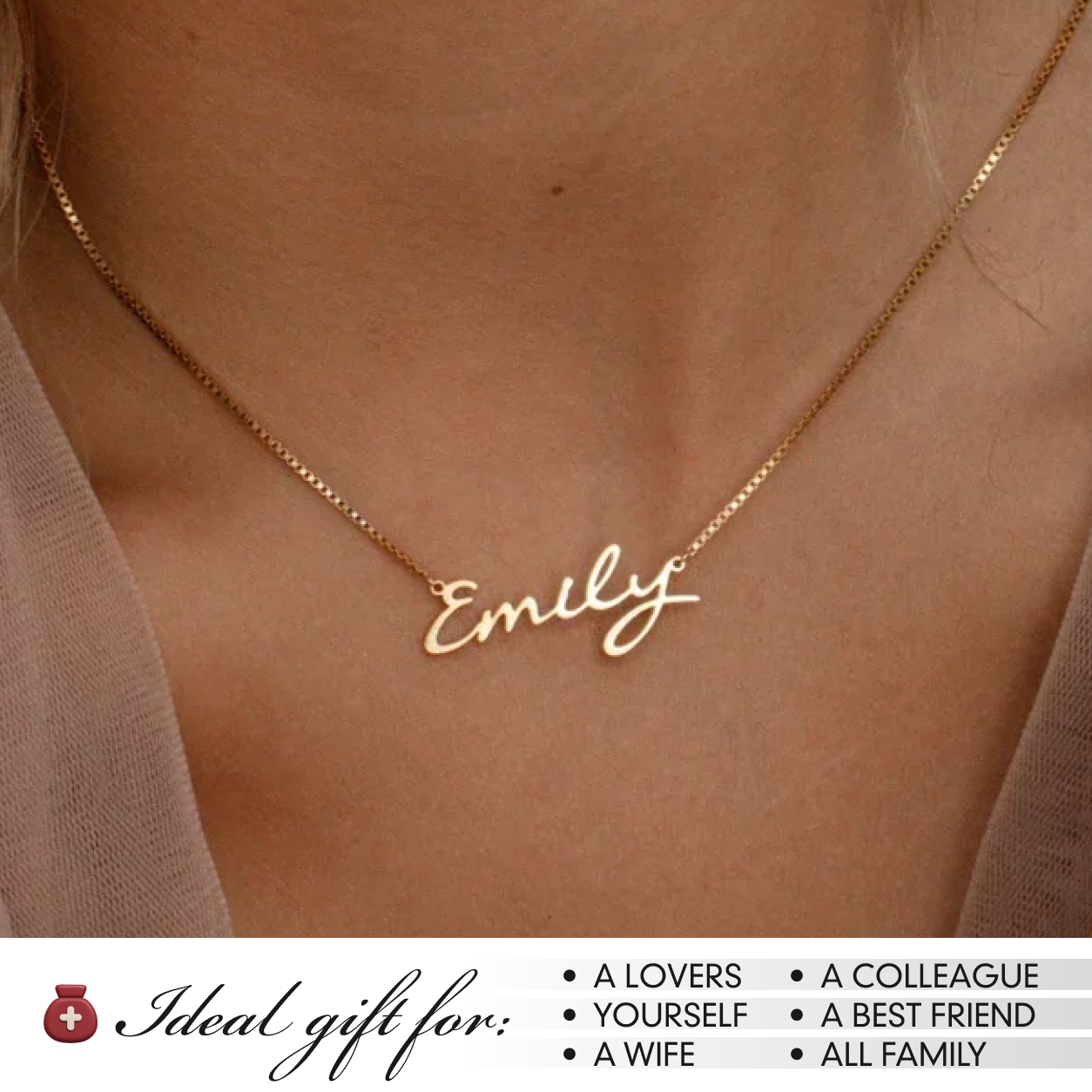 MiMOTTA™ - CLASSIC NECKLACE WITH YOUR NAME "ETERNITY"
