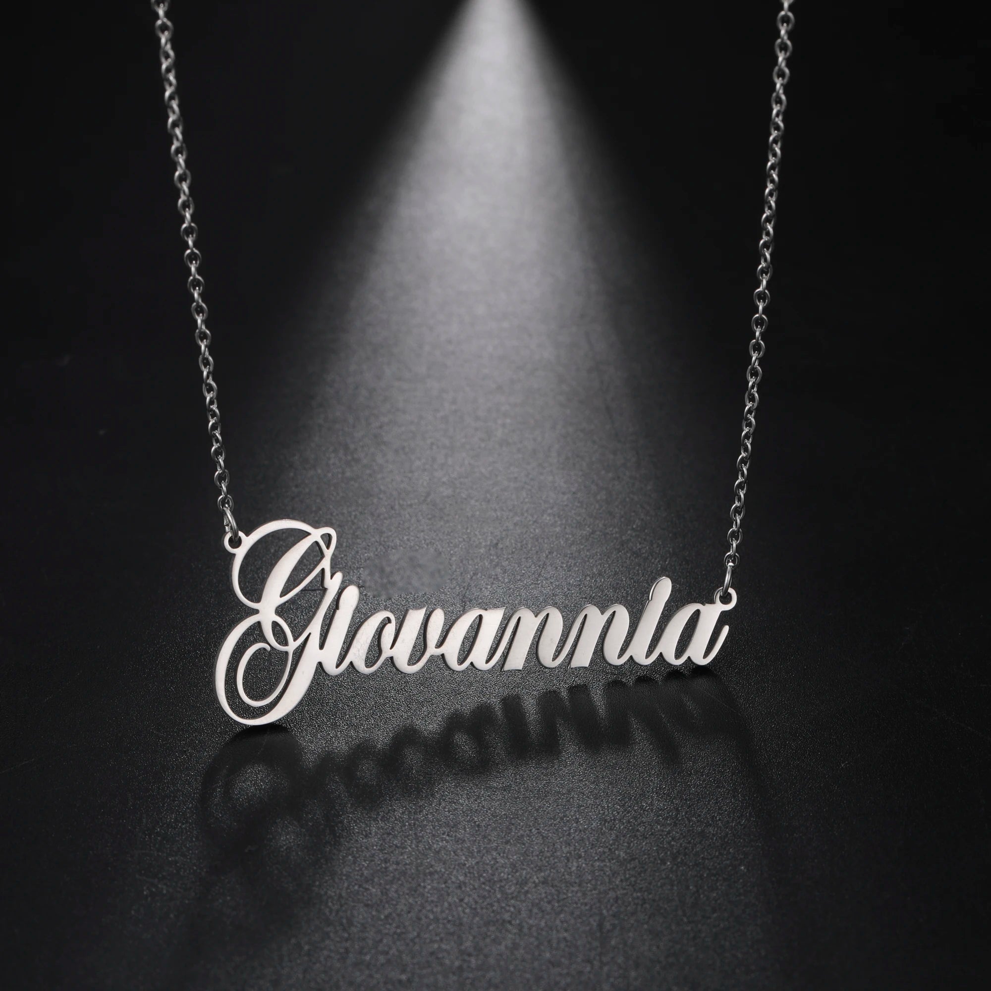 MiMOTTA™ - SILVER PERSONALISED NAME NECKLACE "VITAL"