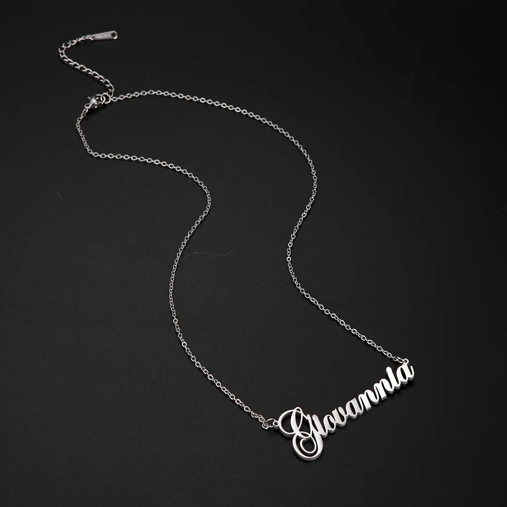 MiMOTTA™ - SILVER PERSONALISED NAME NECKLACE "VITAL"