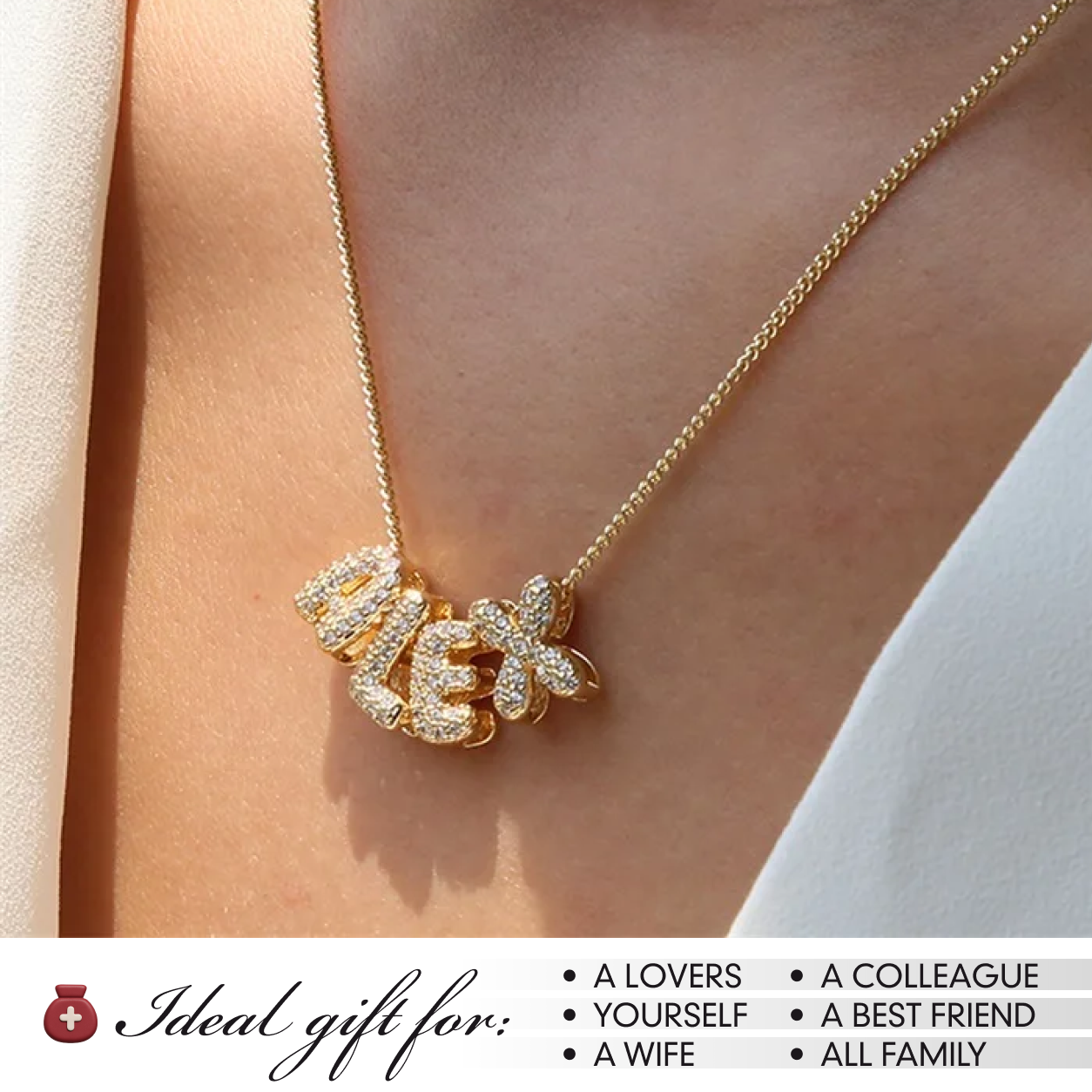 MiMOTTA™ - 3D PERSONALIZED NECKLACE WITH NAME "SIGNATURE"