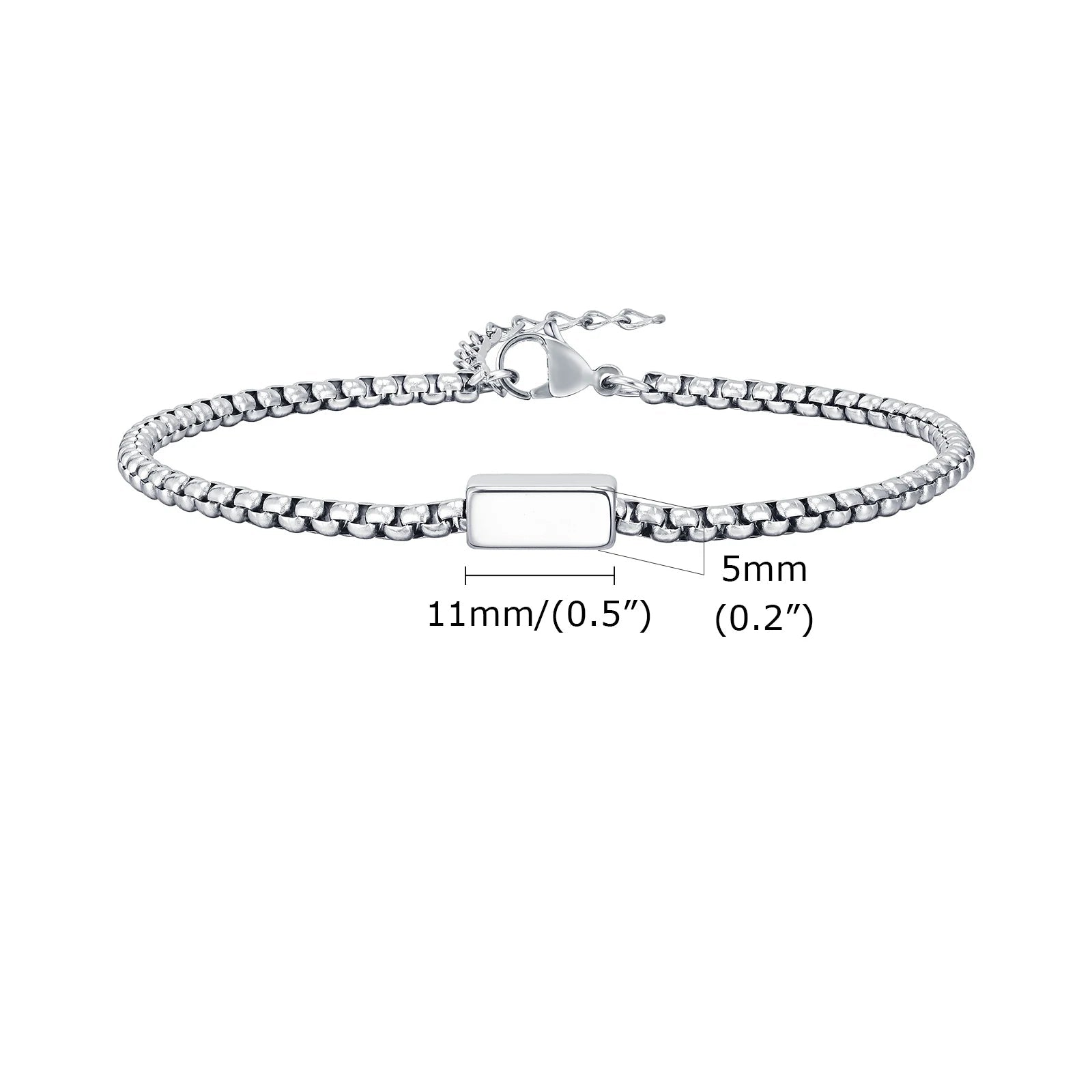 MiMOTTA™ - MODERN MEN'S BRACELET WITH NAME "HERITAGE"